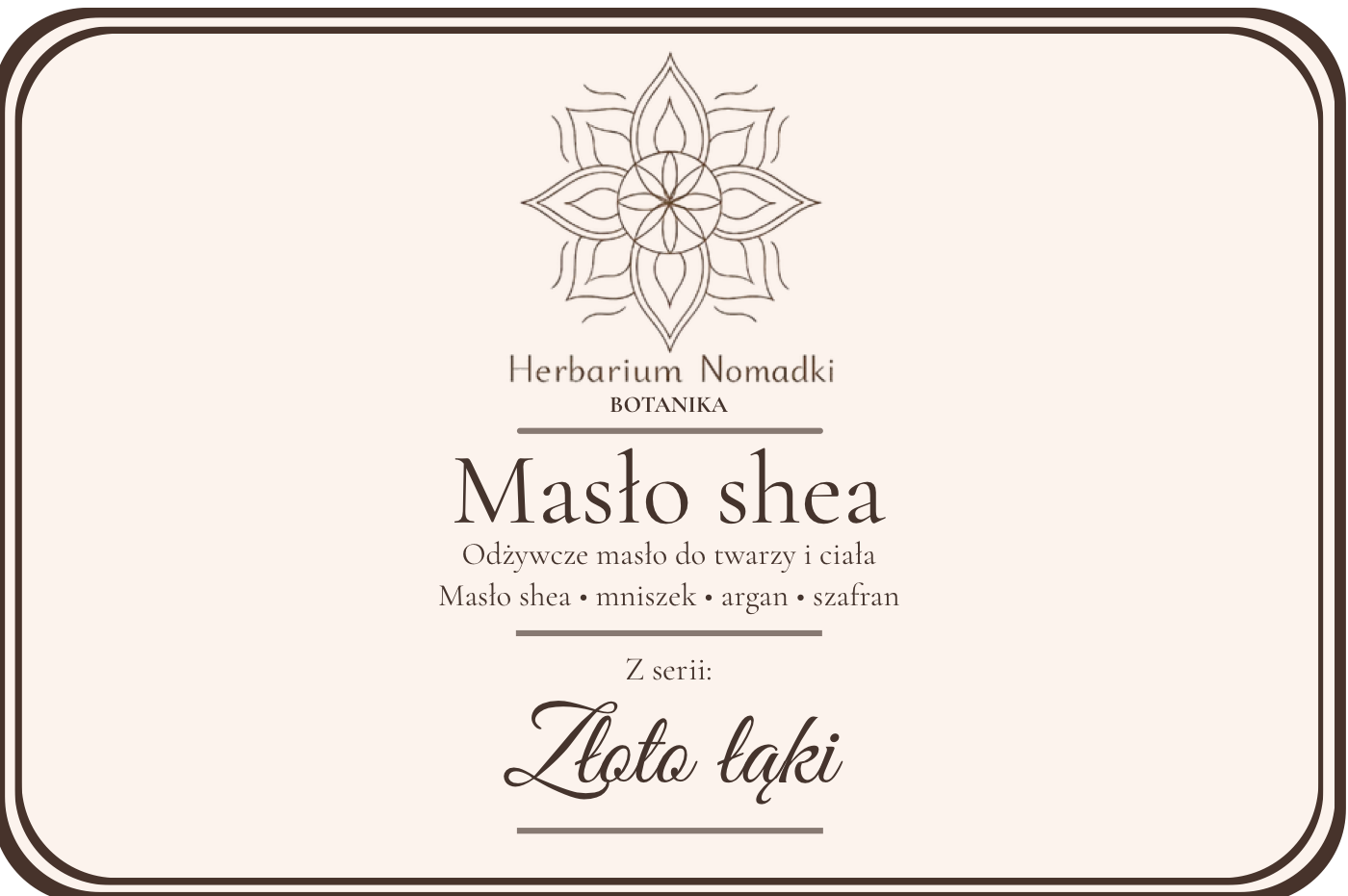 Etykieta Złoto Łąki